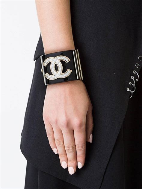 chanel cuff bracelet black|chanel cuff bracelet price.